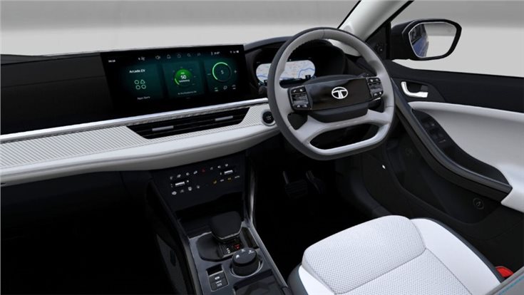 Tata Curvv EV interior